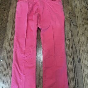 Polo Ralph Lauren Pink Varick Slim Straight Pants